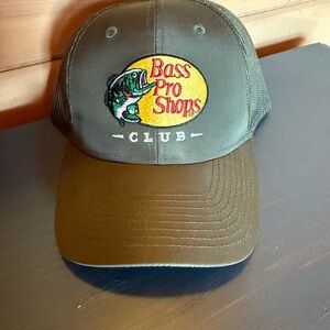 Bass Pro Shops Olive Brown Club Trucker Hat